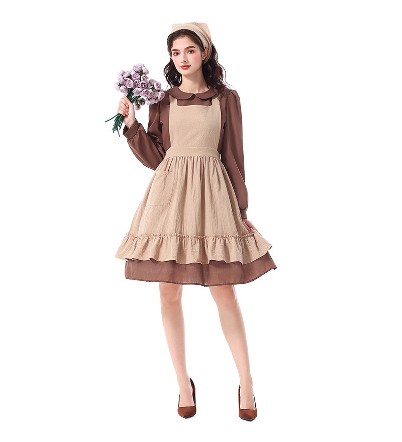 Farming & Agriculture Word Stacks - Halloween Costume Adult Cinderella Maid Costume