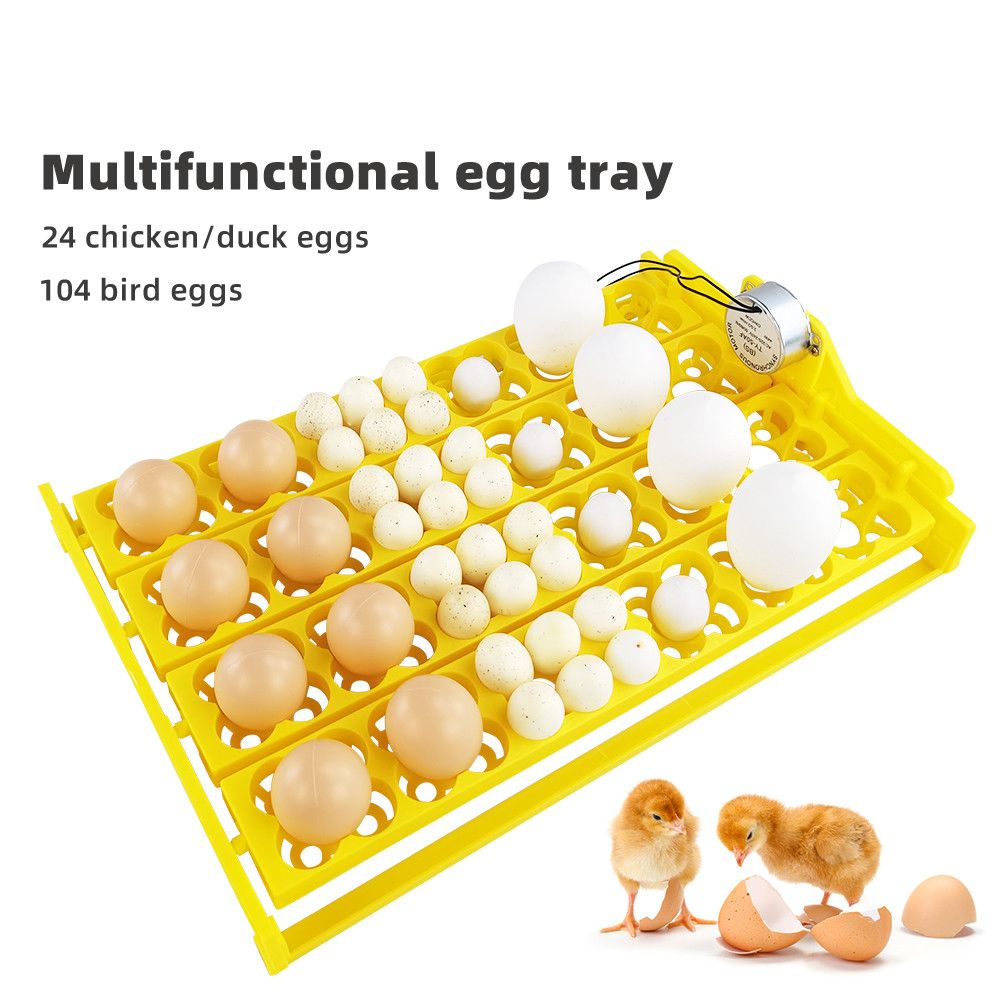 Poultry Incubator - 24pcs Eggs Incubator Tray Automatic Egg