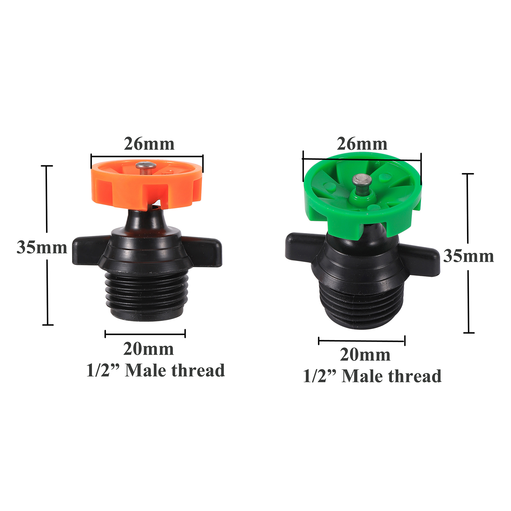 10Pcs Garden Sprinkler 360° Ro - Agriculture Farming Systems avis et prix