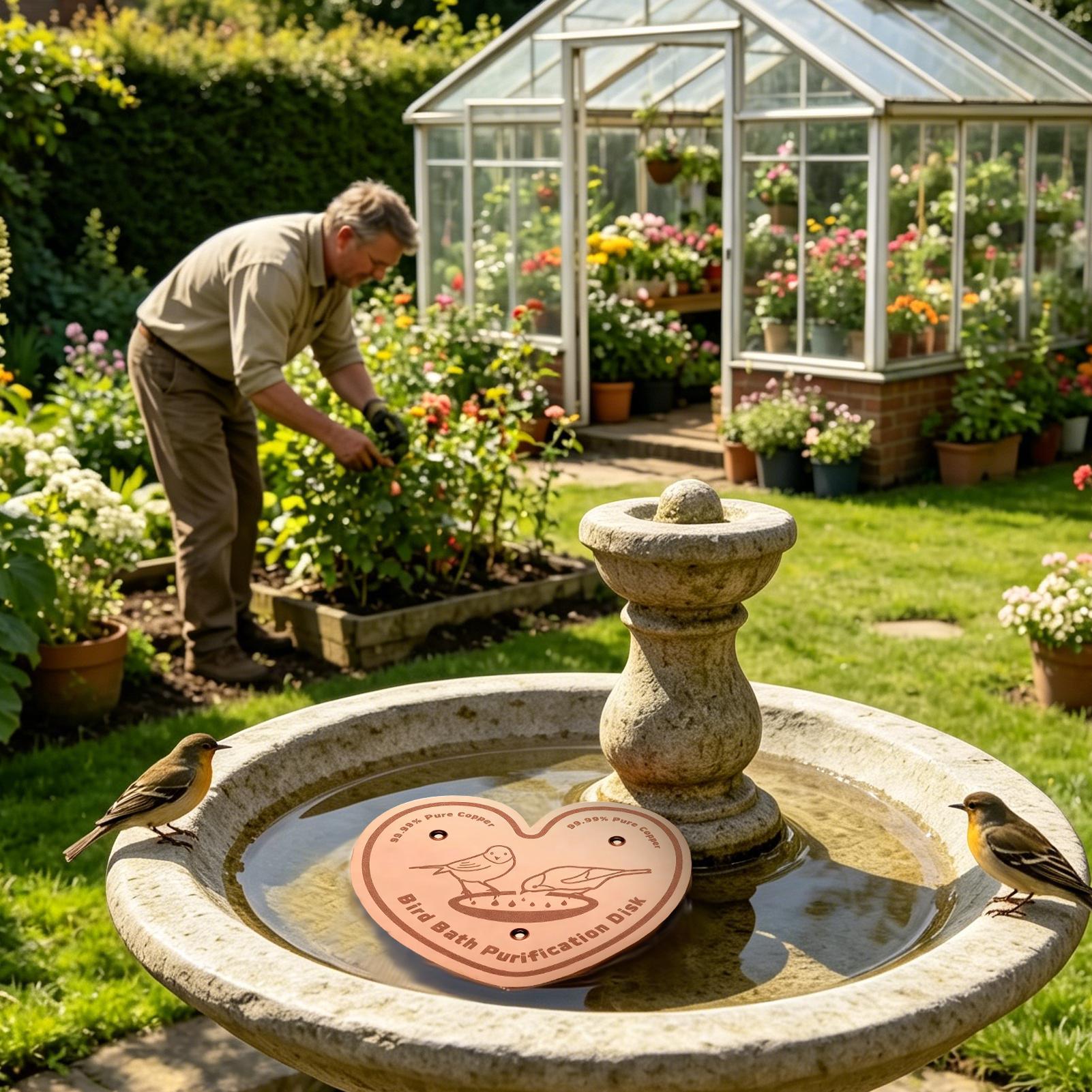 Bird Bath Cleaner Disc Solid M - Farming & Agriculture Word Stacks avis et prix