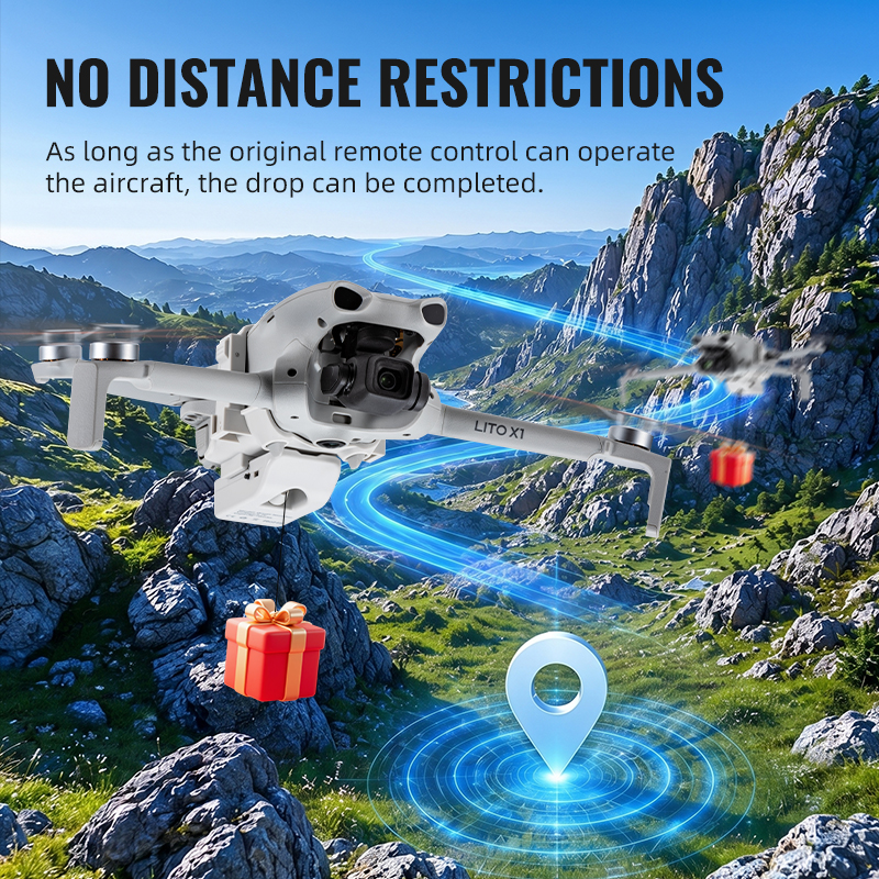 Airdrop System 12KM for DJI Li - Drone Crop Sprayer avis et prix