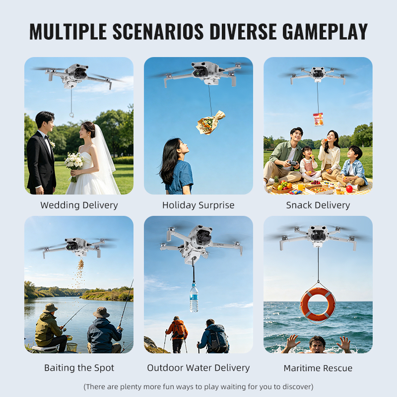 Airdrop System 12KM for DJI Li - Drone Crop Sprayer avis et prix