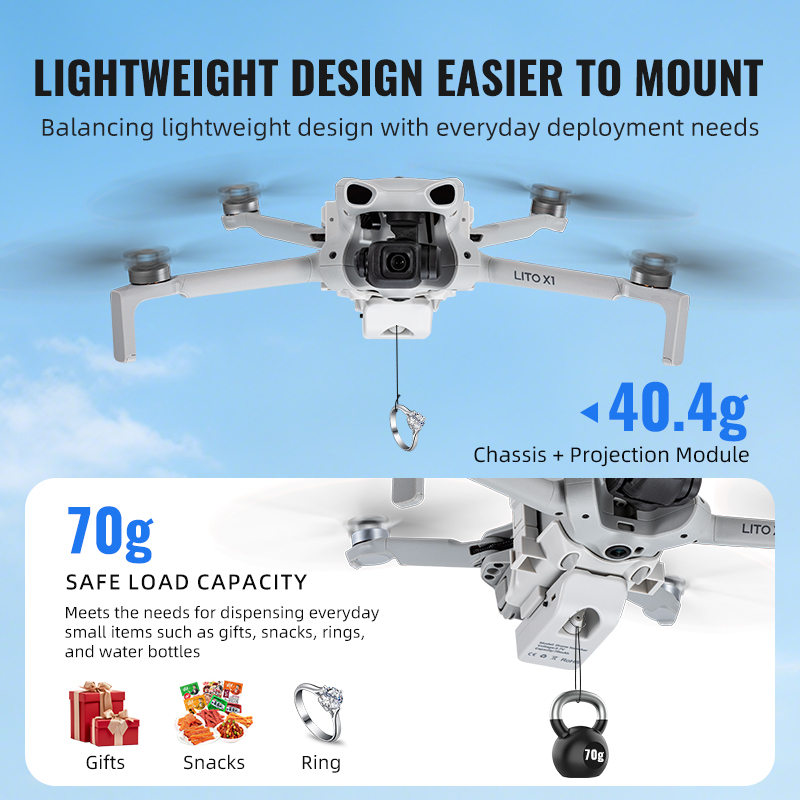 Airdrop System 12KM for DJI Li - Drone Crop Sprayer avis et prix