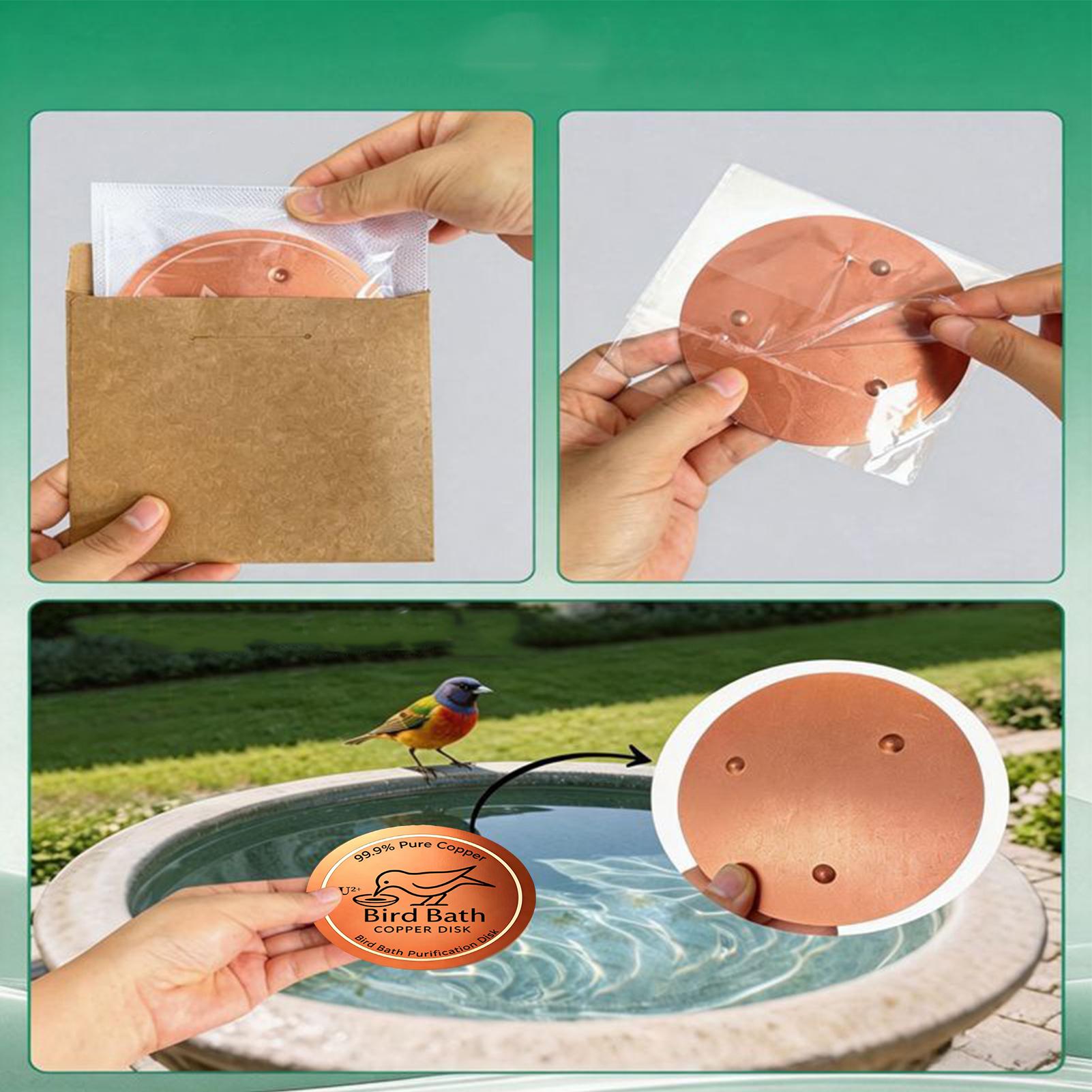 Bird Bath Copper Disk 0.6mm Th - Farming & Agriculture Word Stacks avis et prix