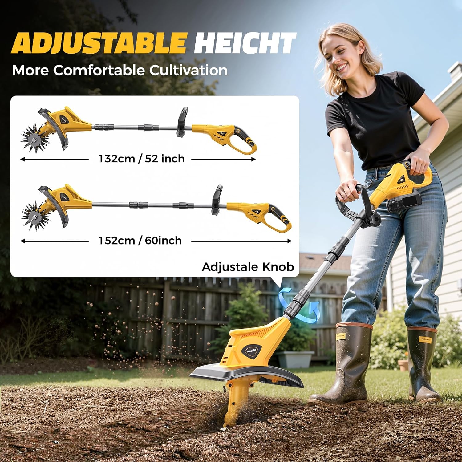 Cordless Tiller Cultivator Com - Farming Tools For Agriculture avis et prix