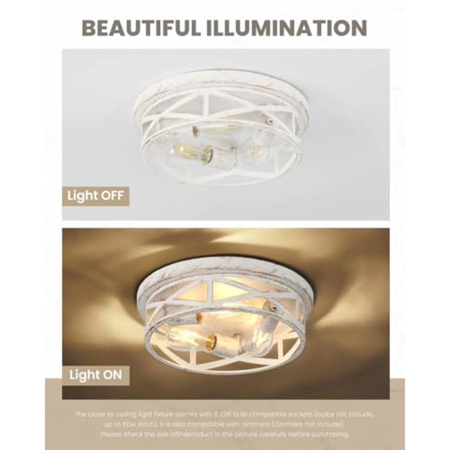 13 inch Flush Mount Ceiling Li - Farming & Agriculture Word Stacks avis et prix