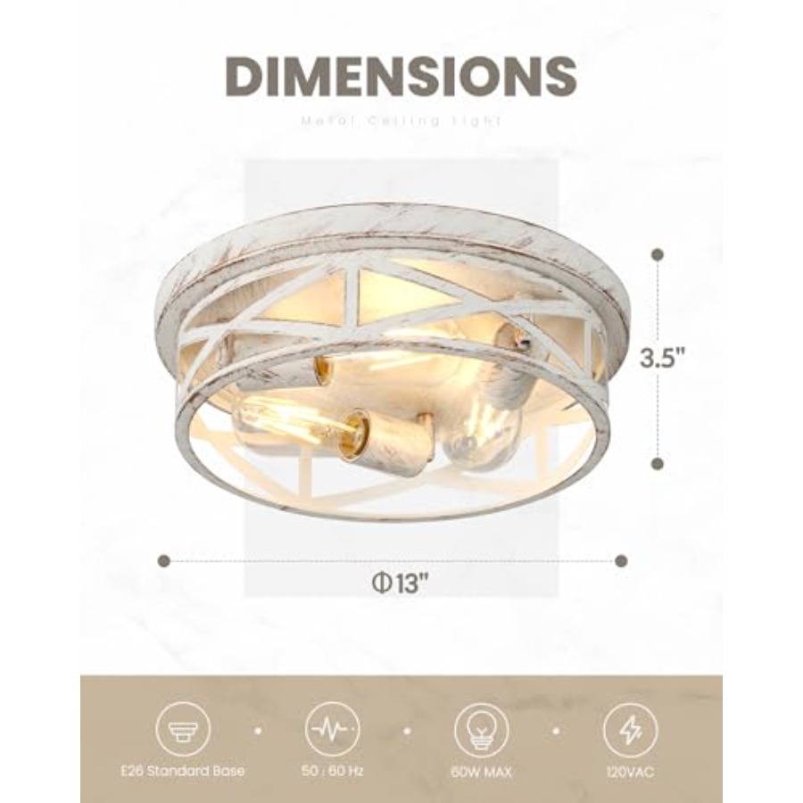 13 inch Flush Mount Ceiling Li - Farming & Agriculture Word Stacks avis et prix