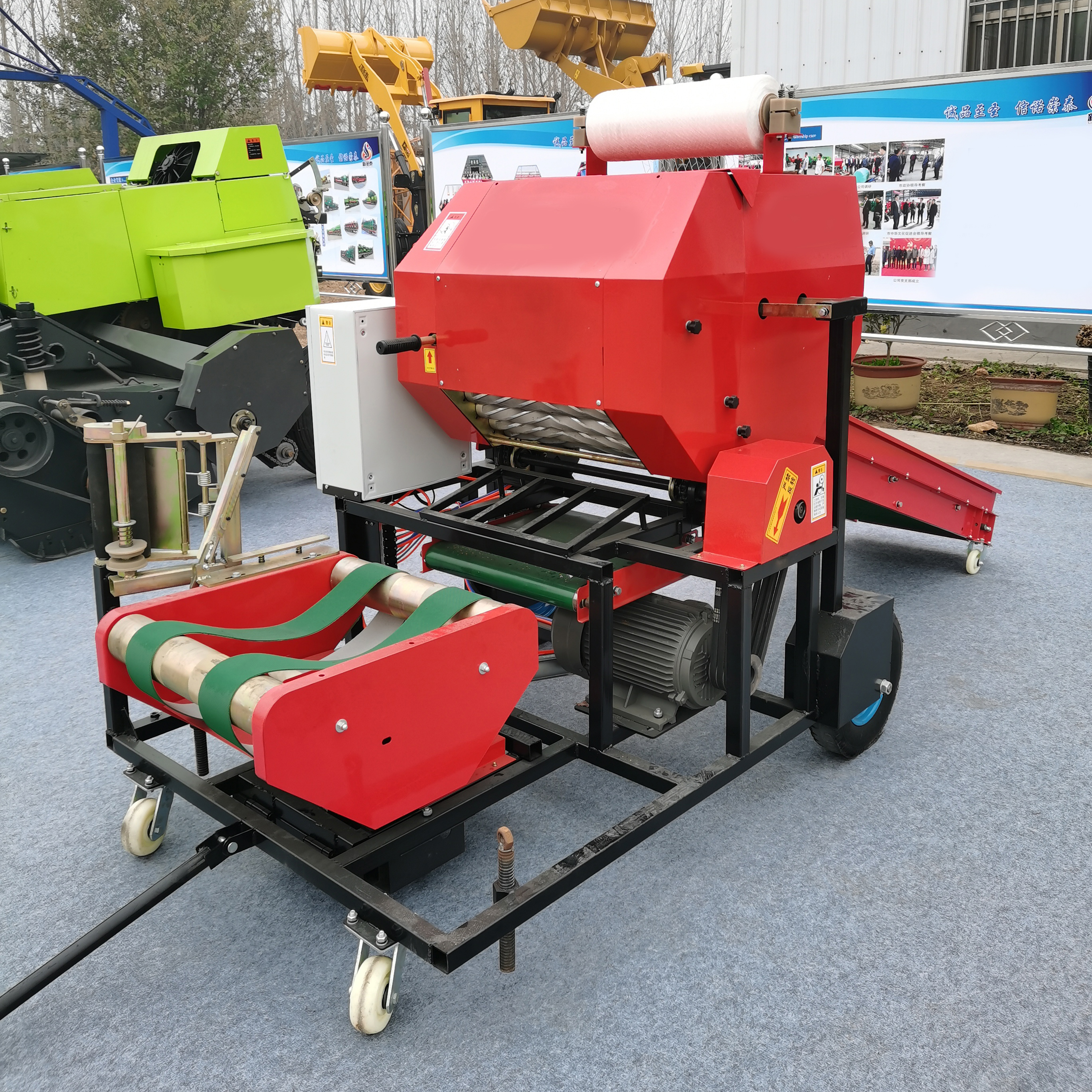 Green Storage Corn Stalk Baler - Silage Baler Machine avis et prix
