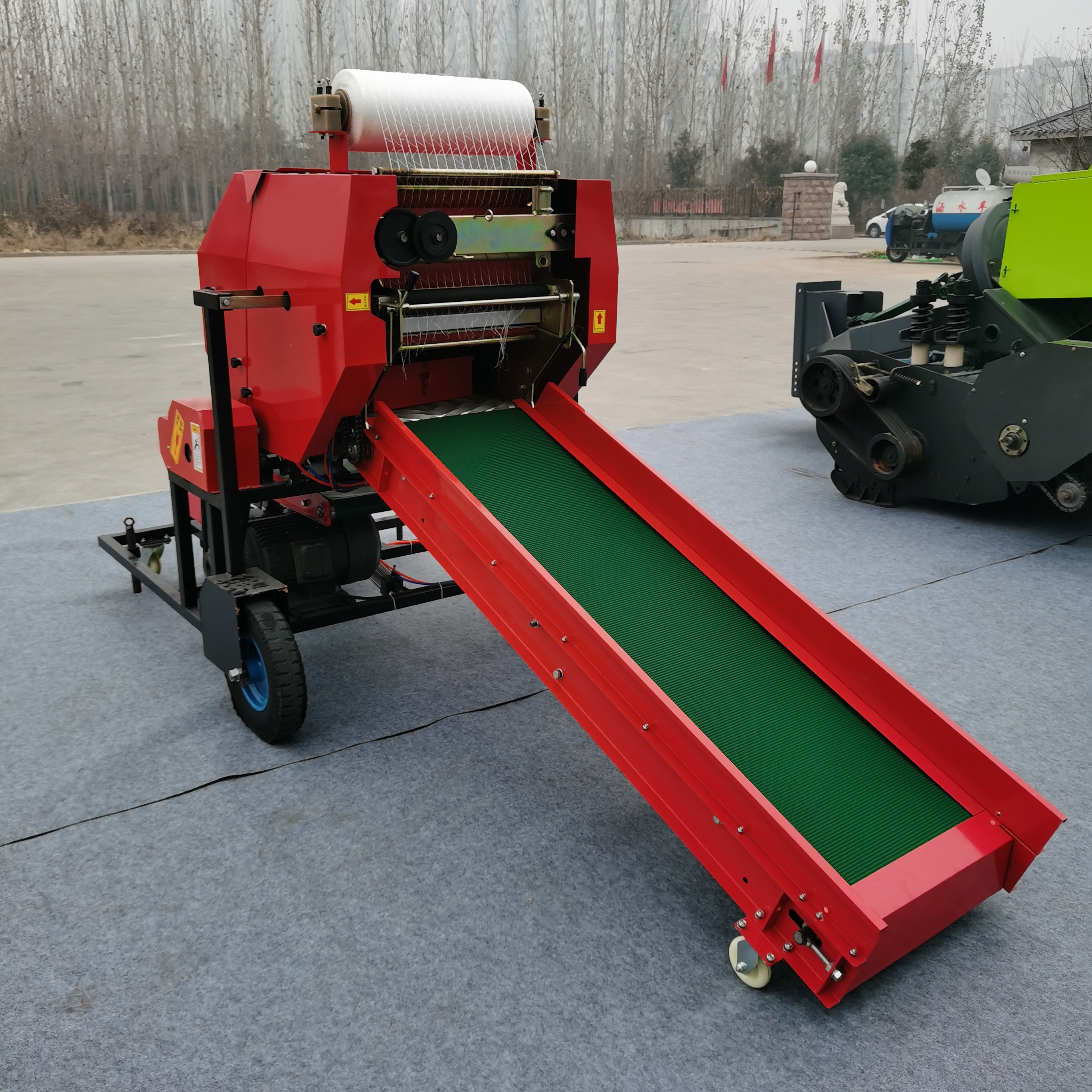 Green Storage Corn Stalk Baler - Silage Baler Machine avis et prix
