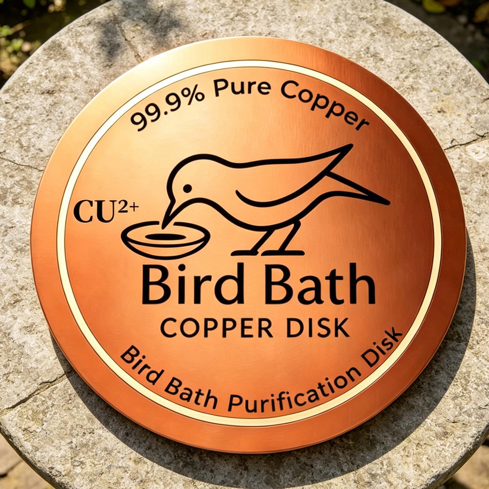 Bird Bath Copper Disc 0.6mm Th - Farming & Agriculture Word Stacks avis et prix